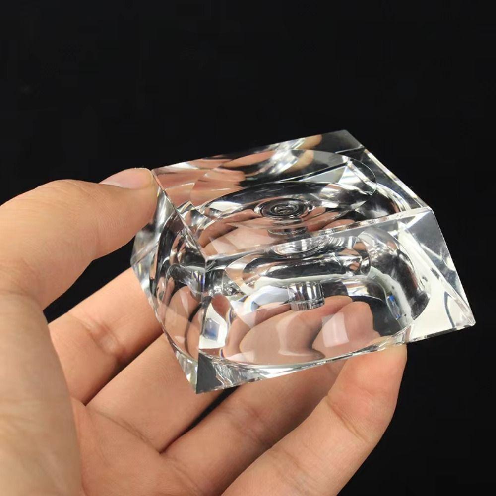 Transparent Crystal Ball Stand Home Decoration Crystal Display Lamp Base Desktop