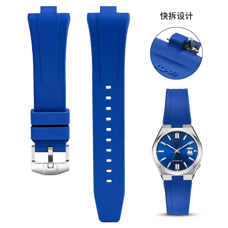 Для часов Citizen NJ0150 NJ0151 NJ0158 Фторкаучуковый Ремешок FKM Высококачественный Ремешок Мужской Браслет Быстросъемная Шпилька Наручный Ремешок
