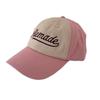 Fashionable Pink Baseball Cap For Women Summer Trendy Letter Embroidery Curved Brim Hat