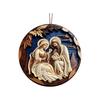 Nativity Scene Ornaments Acrylic Flat Hanging Pendant Keepsake The Birth of Jesus Decor for Christmas Tree Party Car Wall Door