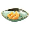 Appetizer Plates Transparent Home Multifunction Small Plates For Cake Reusable Light Luxury Smooth Square Dish For Salad Fruit