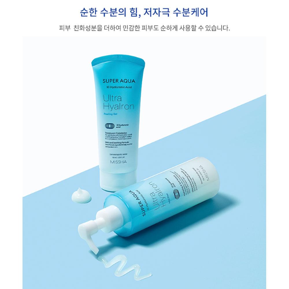 MISSHA Гель-пилинг Super Aqua Ultra Hyalron 100мл
