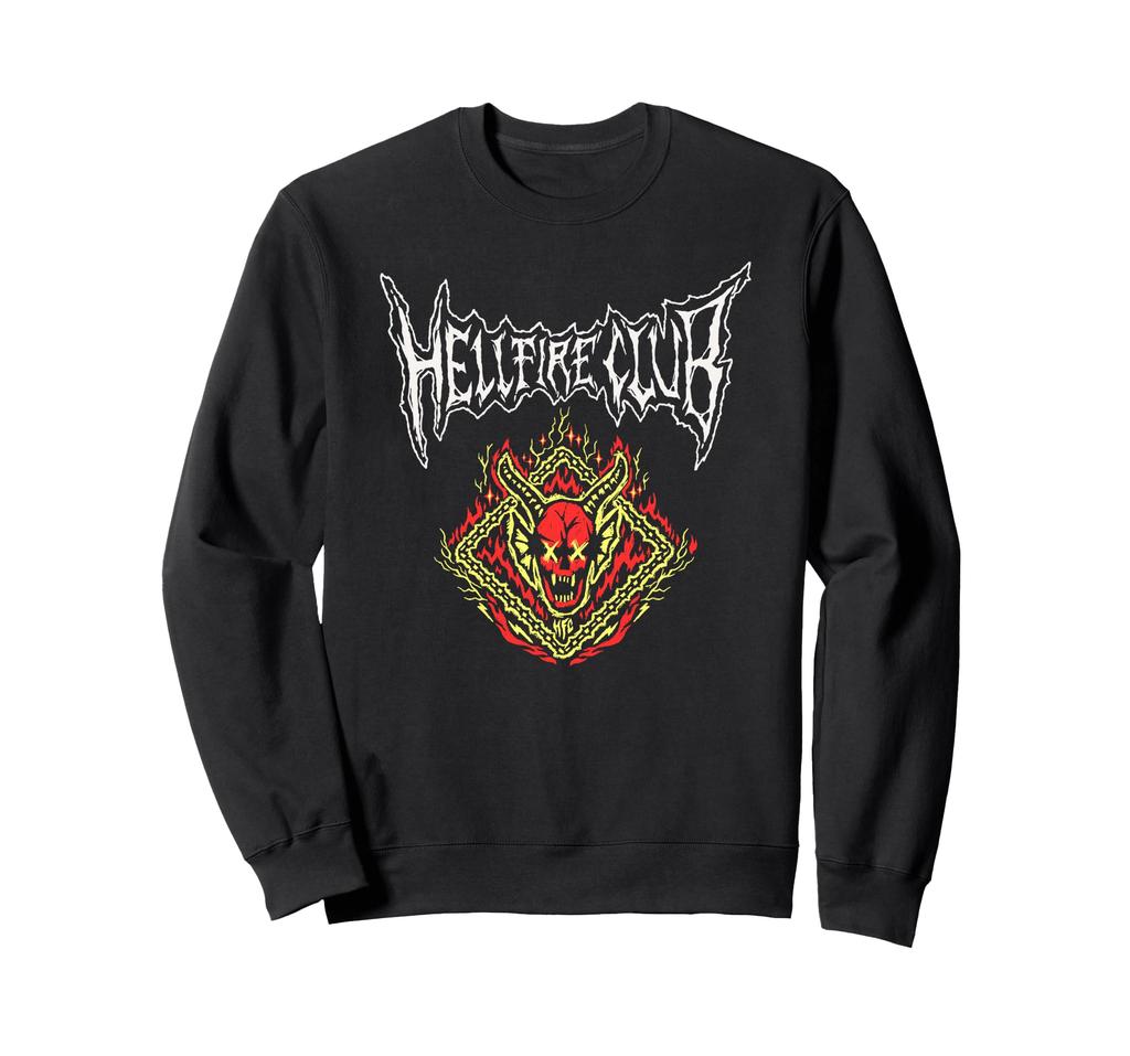 Stranger Things Hellfire Club Demon's Fire Logo Sweatshirt