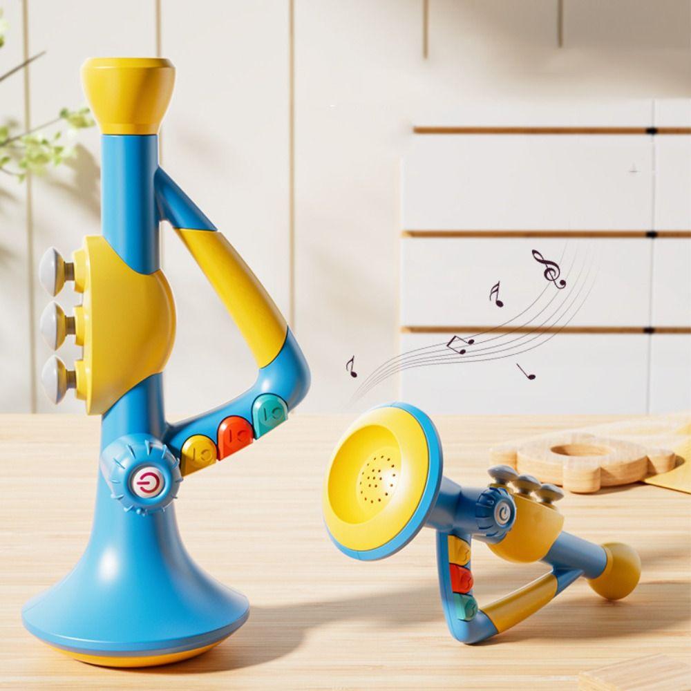 Early Educational Trumpet Musical Toys Plastic Baby Horn Toy Birthday Christmas Holiday