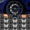 CRO1 4pcs Car Wheel Tire Valve Stems Caps Aluminum Tyre Rim Stem Covers Airdust Waterproof for Mercedes Benz C180 C200 C260 C300