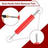22Pcs Quick Change Tire Valve Tool Kit, Tire Valve Stem Core Quickly Replacement Tool Kit, Perfect Tool For Replacing Leaky Valves In