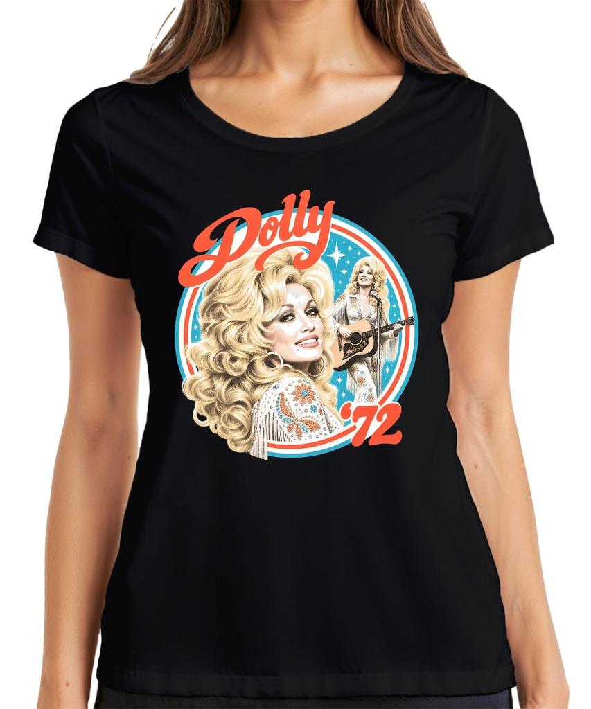 Dolly Parton 72 Country Music Singer Legend Retro Nashville Women's T-Shirt