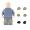 3 Sets Wearing Accessories Kneepad Military Weapons Minifigures Soldiers Plastic Bricks Blocks Model Building Kits Education Toys