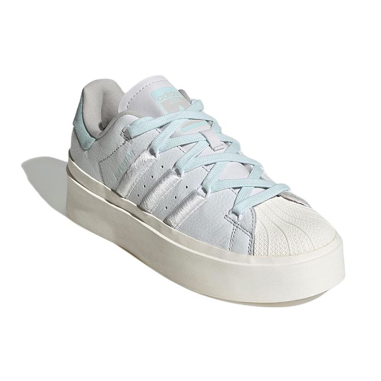 adidas Superstar Bonega Белые Почти Синие Женские Кроссовки Кристально-Белые Облако-Белые GX4352