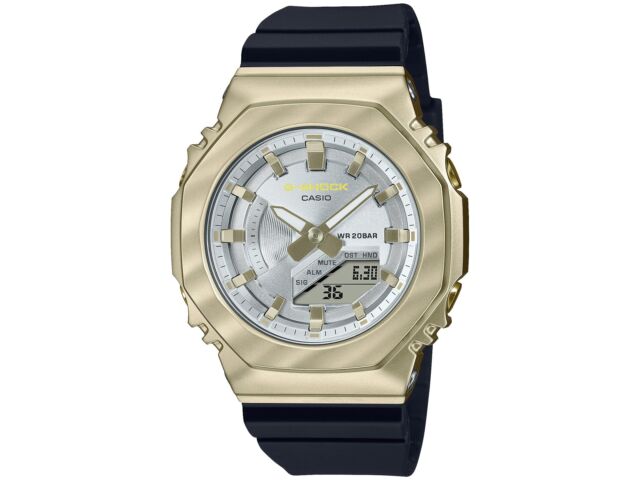 Casio G-SHOCK GM-S2100BC-1AJF Модель среднего размера Серебряные x Золотые Женские Часы Смола НОВЫЕ