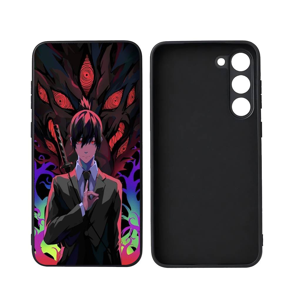 Аки Хаякава Для Samsung Galaxy S24 S23 Ultra S22 S21 Plus S20 Черный Мягкий Силиконовый Защитный Чехол