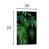 SZKLANA DESKA DO KROJENIA 30x52 Monstera