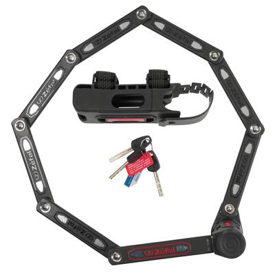 Zefal Bicycle Blade Lock F16L складная двойная система замков включает запасной ключ, устойчивый к порезам, черный 4917B K-TRAZ 1,35 кг