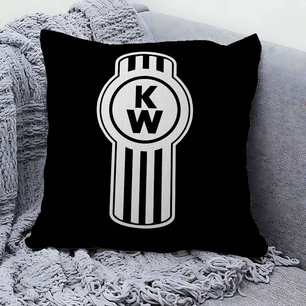 K-Kenworths Logo Pillow Gifts Home Office Furnishings Bedroom Sofa Car Cushion Cover Case 45X45Cm