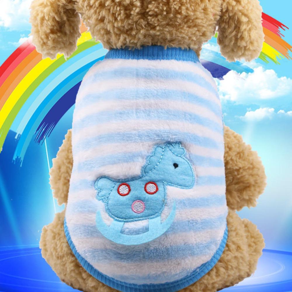 Фланелевый Теплый Щенок Молочный Пес Собака Кошка Тедди Одежда Жилет Товары для Питомцев