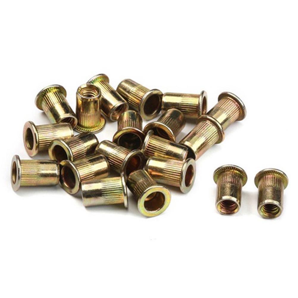 165 шт. M3 M4 M5 M6 M8 M10 M12 с резьбой, металлические заклепки, гайки, набор аксессуаров