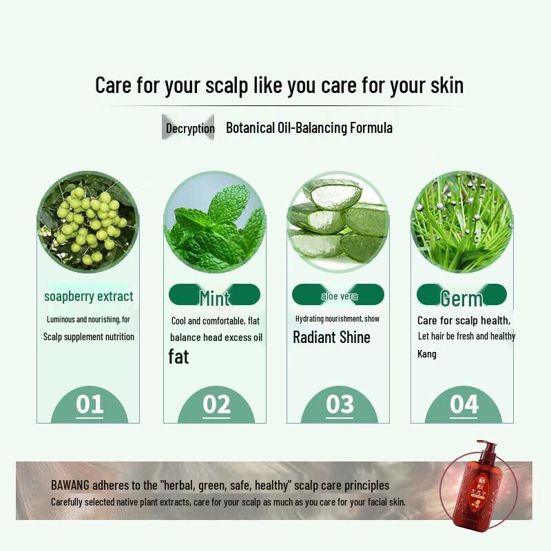 Шампунь для контроля жирности с маслом мыльного ореха