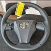 Кожаная оплетка руля для Toyota iq 2009 2010 2011 2012 2013, стиль DIY, полное покрытие, автомобильный аксессуар iq