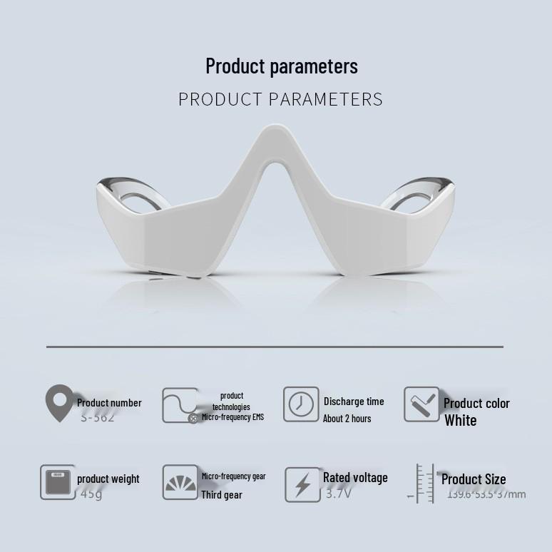 Массажер для кожи вокруг глаз EMS: Уменьшает темные круги и мешки под глазами