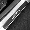 4 шт. Наклейки на пороги автомобиля Для Seat Ibiza 6j 6l 6f 6k Mk2 Тюнинг Автоаксессуары Защитная пластина от царапин Наклейки из углеродного волокна