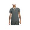 Мужская футболка-поло Court Slam Dri-FIT ADV Ultimate с коротким рукавом Color Block, винтажно-зеленая, изумрудно-синяя, светло-серебристая FQ2015-338