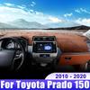 For Toyota Land Cruiser Prado 150 FJ150 2010-2017 2018   Car Dashboard Cover Dash Mat Sun Shade Non-slip Pad Accessories