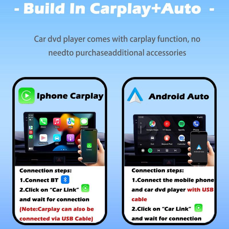 DSP 10 дюймов для Toyota Camry 40 2007-2011 IPS/QLED экран автомобильное радио Android 14 Авторадио Мультимедиа Видео Навигация GPS