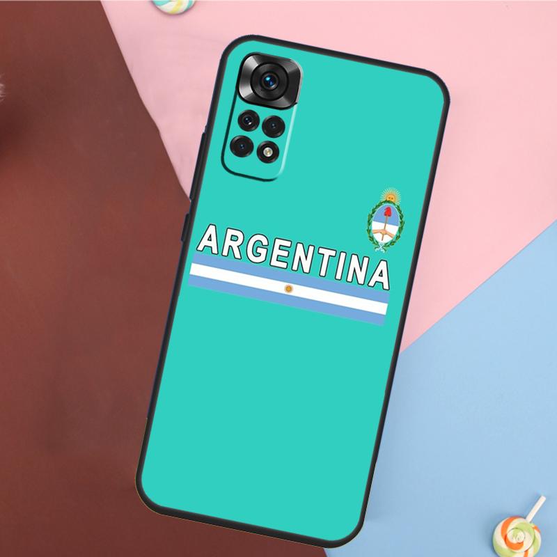 Чехол Аргентинский Флаг для Xiaomi Redmi Note 13 Pro 14 12 11 9 10 9S 10S 11S 12S Redmi 14C 10C 12C 13C