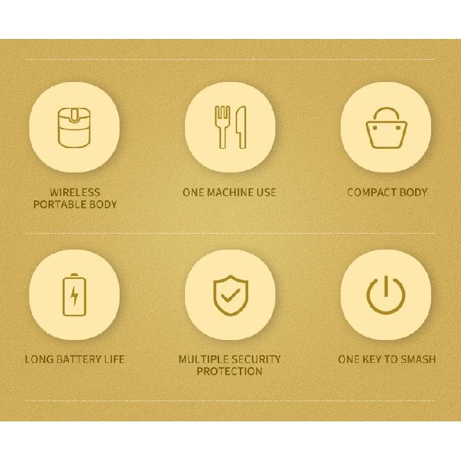 Многофункциональная машина для приготовления пищи, автоматическая бытовая мясорубка, детская дополнительная еда, перемешивание измельченного чеснока