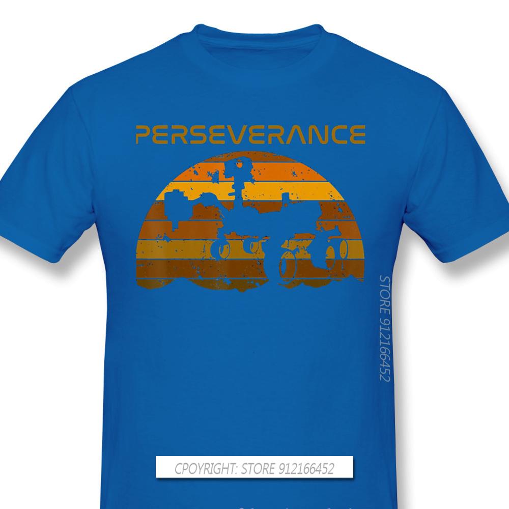 Unisex Mars Occupy Mars Black Tshirts Perseverance Mars Rover Vintage Exploration Pure Cotton Tee Harajuku Daily Life