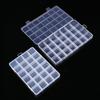 24/28 Grids Transparent Plastic Container Box Travel Portable Storage Case Display Boxes Jewelry Organizer Cases For Beads