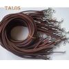 10 Pcs Plush Faux Leather String Lobster Clasps Cords Wire Concise Necklace Accessories