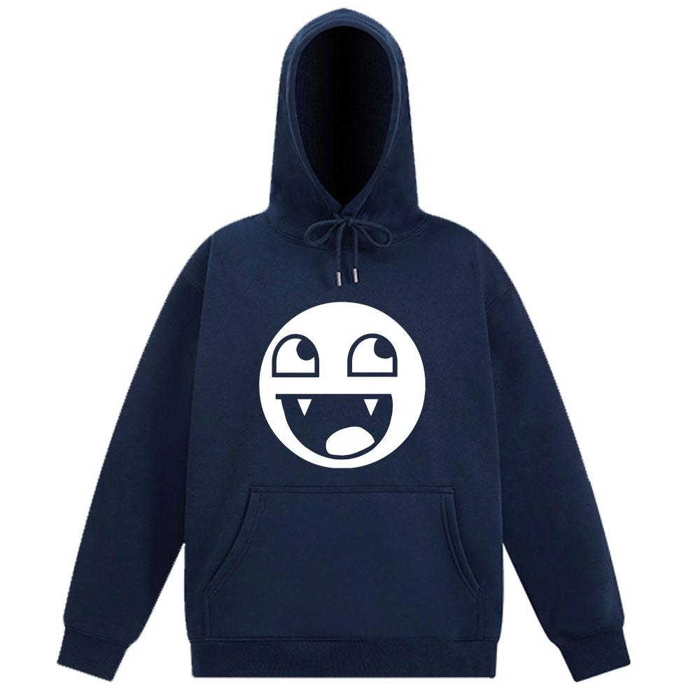 Epic Face Domo Kun Funny Meme Design Fashion Print Hoodie Men Women Long Sleeved Loose Hoodies Winter Hip Hop Simple Pullover