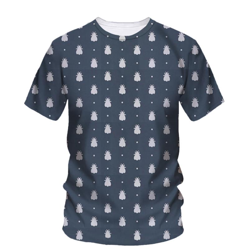 3d Printed Bee Print Summer Men'S T-Shirt Hip Hop Trend Neutral Fashion Animal Short Sleeve Quality Loose O Handsome Top