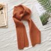 New Solid Color Scarf For Women In Spring And Autumn Versatile Ribbon Wrist Strap Headband Fashionable Decoration Student Neck Protection Small Scarf