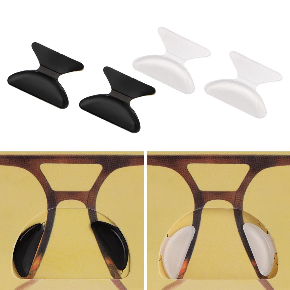 5pairs Unisex Spectacles Eyeglass Anti-Slip Stick on Nose Pad Silicone