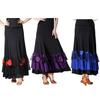 Dancing Dress Ballroom Dance Costume Long Skirt Flamenco Waltz Tango