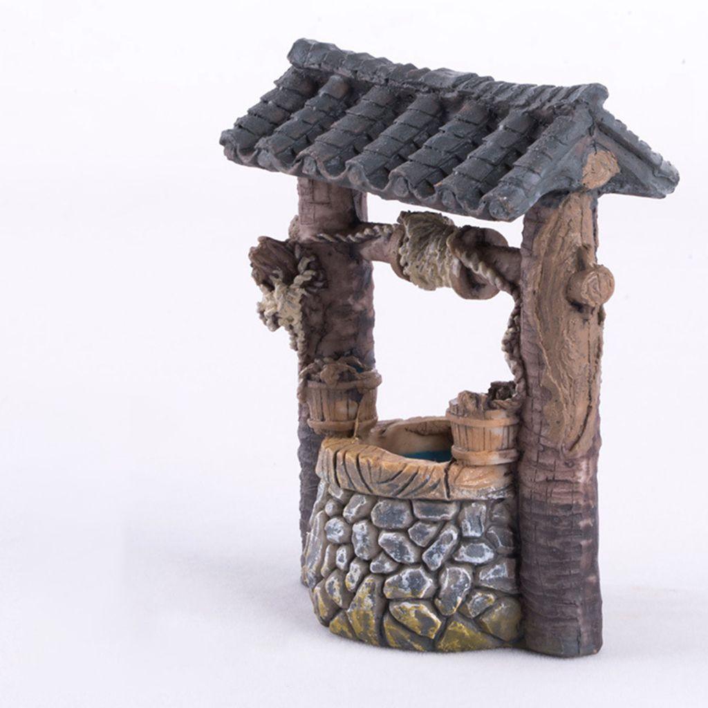 Мини Милые DIY Поделки Традиционная Модель Дома Фигурки Сцена Статуя Бонсай Декор