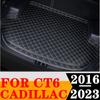Sinjayer Car Trunk Mat Waterproof AUTO Parts Tail Boot Carpets High Side Cargo Pad Liner Fit For Cadillac CT6 2016 2017