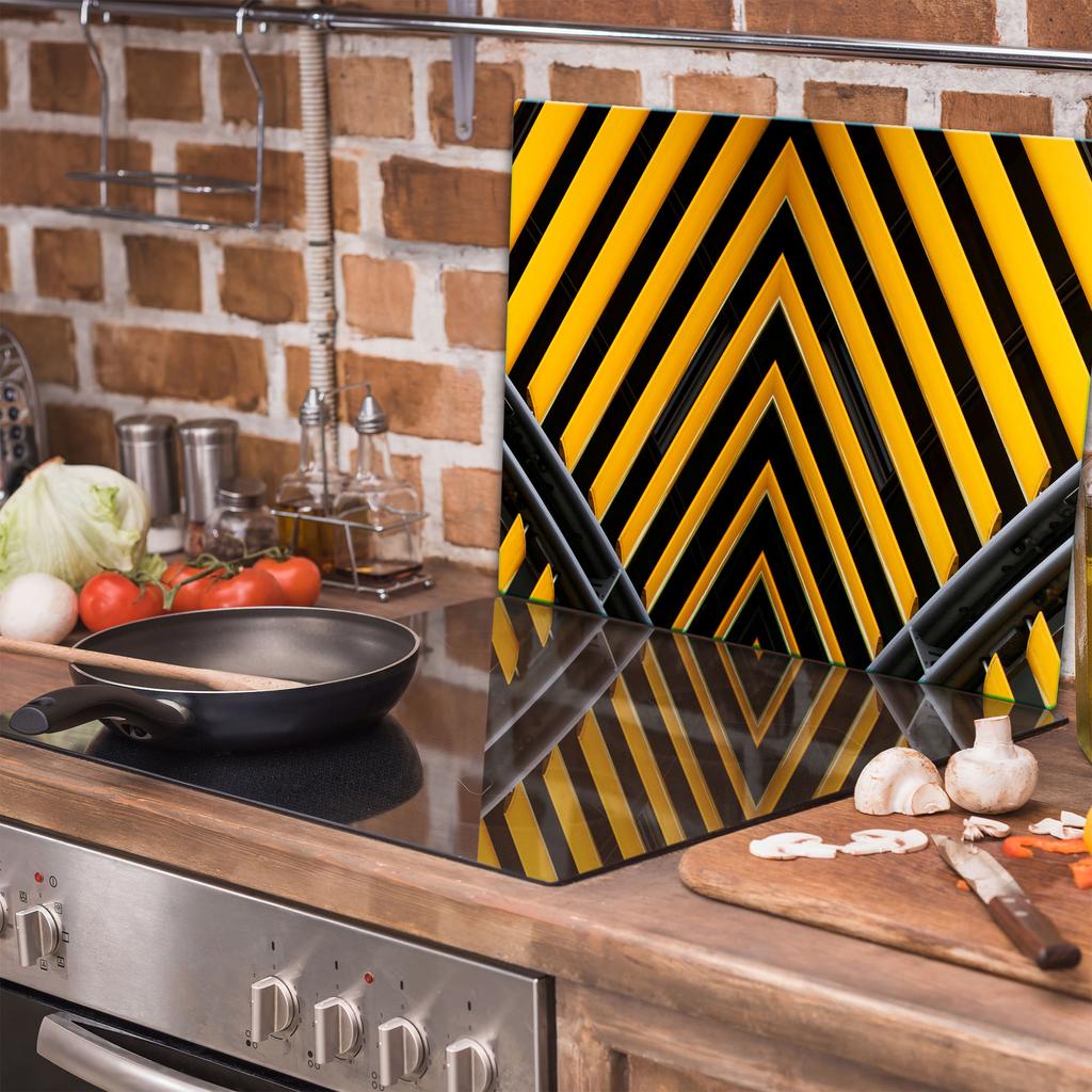 GLASS PROTECTIVE PLATE FOR STOVE 60x52 PIECE