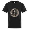 Skull Short Sleeve Cotton T-shirt Motorcycle Addict Piston T Shirt Hip Hop Men's Shirt Cool Tees Harajuku Fashion Streetwear