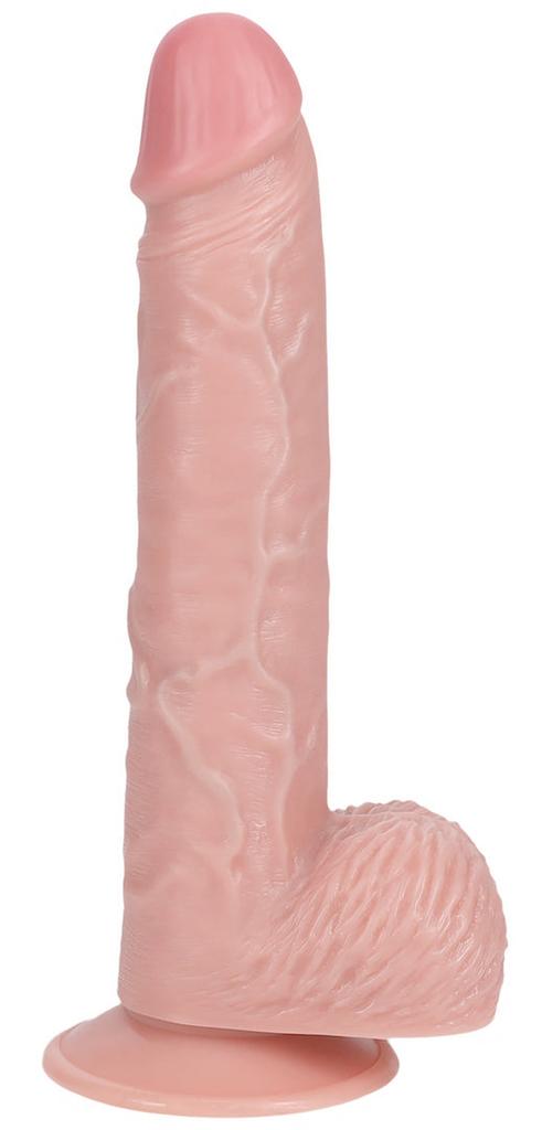 Mini Straight Vibrating Dildo 14.5 X 3.6cm - Ultra Realistic Skin by RealRock - Vibrating Dildos
