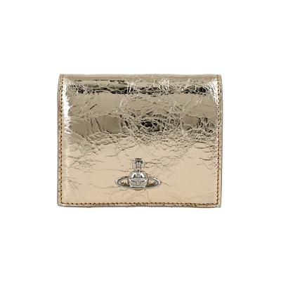 Металлический кошелек Vivienne Westwood с мятой текстурой 51150030w L00a7 R401