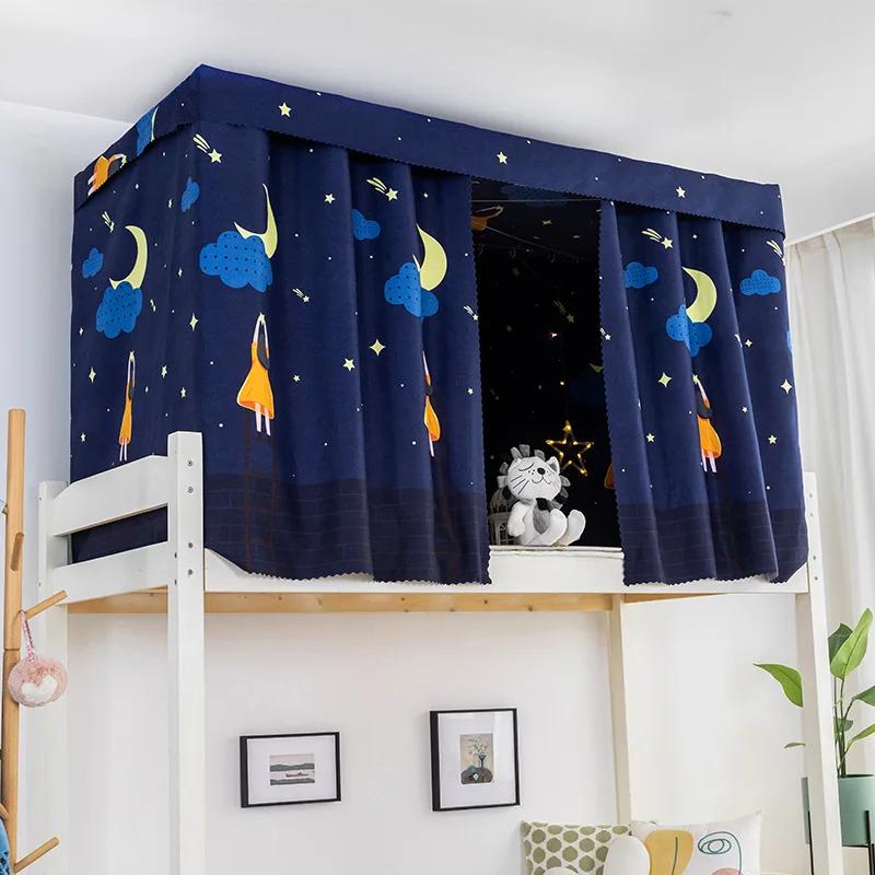 Dormitory Canopy Bed Curtains Blackout Upper Lower Bunk Mosquito Tent Student Bed Mosquito Net for Children Bedroom Home Decor