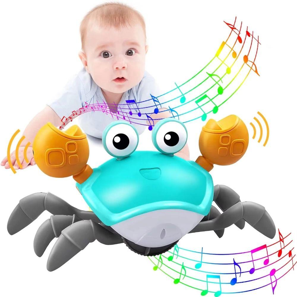 Flat Ground Escape Dancing Crab Toy Light&Music Crab Interactive Toy Children's Toy