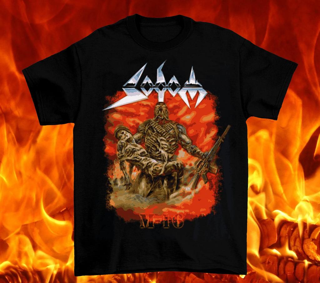 SODOM - M-16 schwarz Классическая футболка с коротким рукавом Все размеры Подарочная футболка