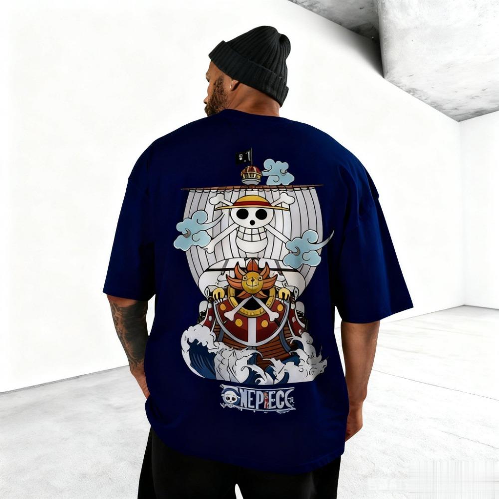 2026 New 'One Piece' Anime Print Short Sleeve T-Shirt Unisex T-Shirt Men's Top Summer T-Shirt Y2K Style Street Wear