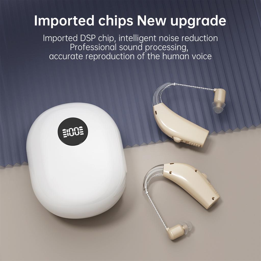 Hearing Aid Behind-the-ear High-power Special Sound Amplifier for the Elderly Sound Collector Assistive Hearing Aid