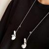 Astronaut Anti-Lost Earphone Chain Magnetic Earphones Necklace Headphone Chains  Women