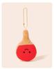Plush Balls Pendant Badminton Keychain Room Decor Bag Decoration Birthday Gift
